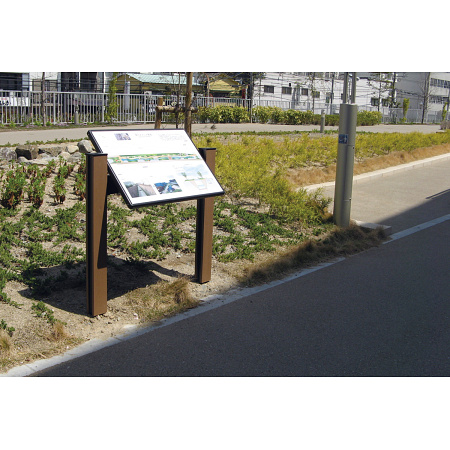 ■リサイクルウッド和風サイン オスロ RWGタイプ 設置事例写真 その3