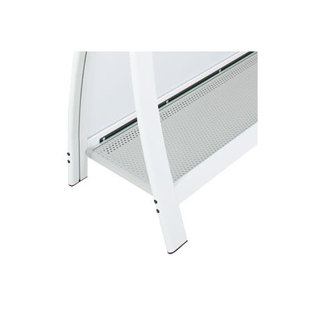 ■パンチングネット付き。ウエイト等を置くことができます。