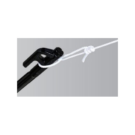 ヒモやハトメをしっかり固定