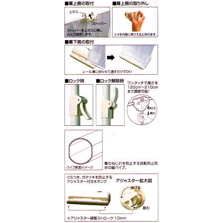 ●詳細説明／スライド式バナースタンド