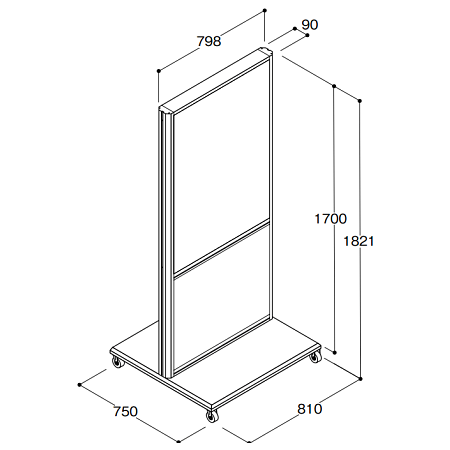 ■ADO-100E-LED寸法図