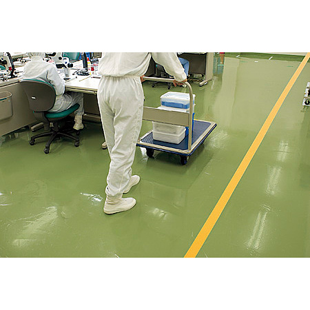 ■使用例／クリーンルーム用ラインテープ （色はご確認下さい）