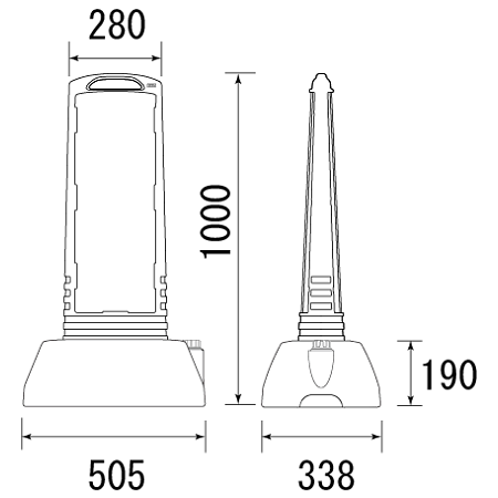 ■サインキューブスリム 図面