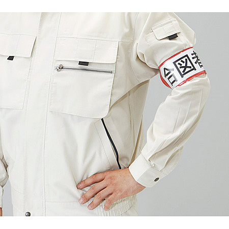 ■差替楽々・ピンレスゴム腕章　使用例（色はご確認下さい）