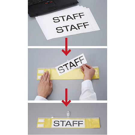 ■お客様がパソコンで製作したオリジナル文字の用紙を差し込めます。