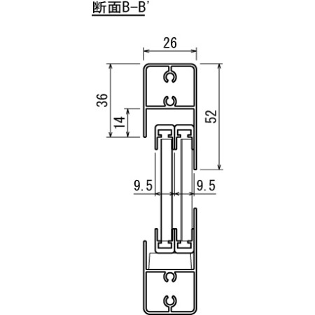 ■断面図B