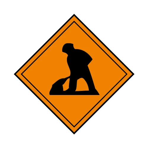 道路用標識(仮設用)道路工事中 (395-231) - 安全用品・工事看板通販 道路用標識(仮設用)道路工事中 (395-231) - 安全用品・工事看板通販