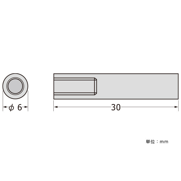 パネルフィクス バー φ6
