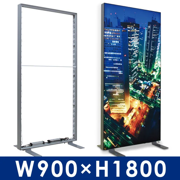 プレートタイプ エッジライト式LED W900×H1800 テンションファブリック プレートタイプ エッジライト式LED W900×H1800 テンションファブリック