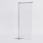 スタッキング式卓上パーテーション 4356 高さ900mm ビニール寸法450×915mm