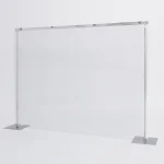 スタッキング式卓上パーテーション 4363 高さ900mm ビニール寸法1200×915mm