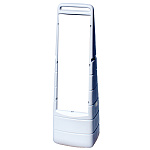 マルチクリッピングサイン 白無地面板付 規格:グレー(片面1枚) (MCS-G-1ITA)