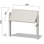 傾斜埋込看板 アトランタ ATタイプ