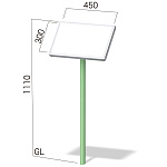 1本脚エッグ&キューブ BLタイプ