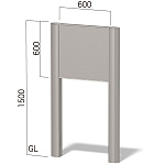2本脚野立看板 インフォメックス C スタンダードタイプ
