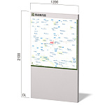 埋込式自立看板 タワーサイン ダイナスティ D-18 (地上高W1200xH2100)