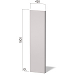 埋込式自立看板 タワーサイン ダイナスティ DE-4 (地上高W450xH1800)