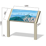 傾斜付き埋込案内看板 インフォメックス Gタイプ