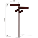 1本脚方向サイン インフォメックス GYタイプ