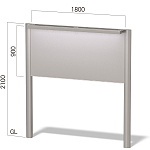 2本脚野立看板 インフォメックス C スタンダードタイプ