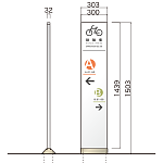 アンカー自立サイン パネルサ PXタイプ