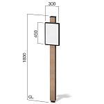 リサイクルウッド和風サイン オスロ RWG-5