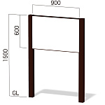 ローコスト2本脚看板 インフォメックス VAタイプ