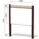 タイトル付き自立埋込み型案内サイン インフォメックスVRタイプ