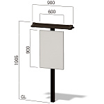 ウッド調和風自立看板 ジパング WAタイプ