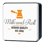 LED型 壁面サイン(片面仕様) 角丸アルミ  202角丸 ブラック (HK-LXS1131B)