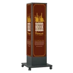 4面LED式スリム電飾スタンド