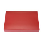 紙弁当箱 外箱 朱(50個入)(K-BOX90-60RD)  (W08884)