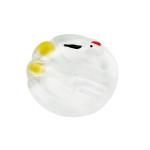 硝子 箸置 えんぎ 鶴  (W09145)