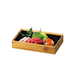 竹・料理箱 長角(内黒)  (W18263)