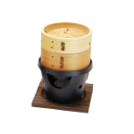 点心セイロ 水入用美コンロセット φ13cm  (W20186)