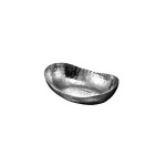 ステンレス槌目 楕円小鉢  (W23958)