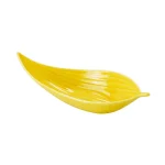 笹型小鉢 イエロー  (W26563)