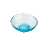 硝子ミニ小鉢 渦巻(若水)  (W26758)