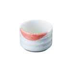 粉引釉珍味入 朱  (W26896)