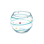 水風船硝子珍味入 青  (W27974)
