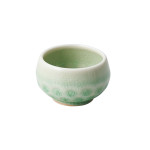 小丸珍味入 ビードロ灰釉  (W29222)