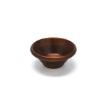 天然木サラダボウル・こげ茶 φ15cm  (W32022)