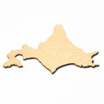 都道府県市町村型ひのき盛皿(形指定)  (W32418)
