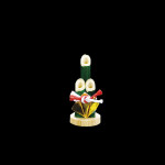 プチ門松 紅白結び  (W38421)
