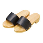 サンダル ナチュラル (黒・小 )  (W60195)