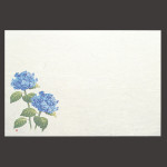尺3雲竜和紙懐石まっと 四季  紫陽花 (50枚入)  (W64428)