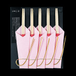 お祝い箸  麗(うらら)桃  (5膳入)  (W64625)