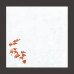 5寸グルメ敷紙  紅葉  (100枚入)  (W64754)