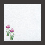 5寸グルメ敷紙 菖蒲  (100枚入)  (W64765)
