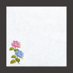 5寸グルメ敷紙  紫陽花  (100枚入)  (W64775)